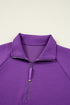 Half Zip Collared Pullover Pocket Mini Skirt Two Piece Dresses